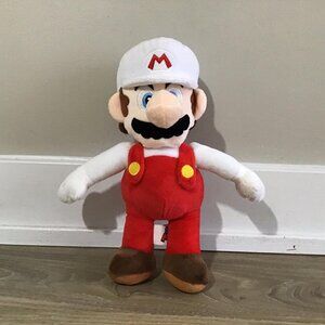 Super Mario Bros Fire Mario Plush All Star 12"